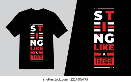 Diseño de camiseta con letras de abeja, tipografía cita plantilla de camiseta, ilustración de vector