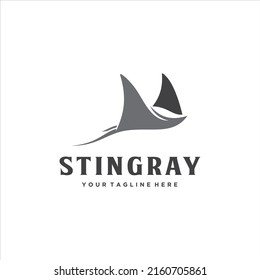 Sting Ray Logo Design Vector Image