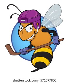 Stinger / A bumblebee hockey player