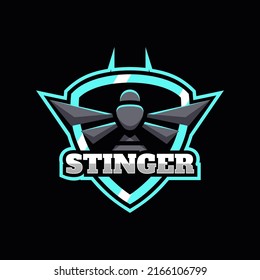 STINGER LOGO, MASCOT ESPORT STYLE