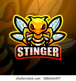 Stinger Mascot Esport Logo Design