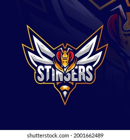 Stingers mascot logo template design