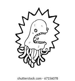 stinging jellyfish cartoon