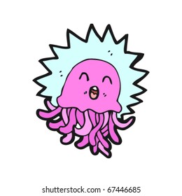 stinging jellyfish cartoon