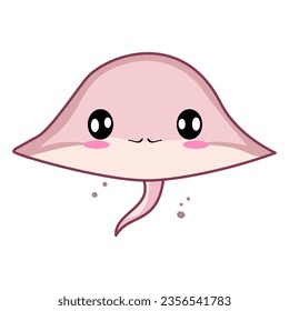 ilustración vectorial de kawaii tierno