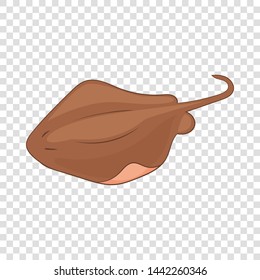 Stingray fish icon. Cartoon illustration of stingray fish vector icon for web