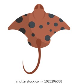 Stingray icon. Cartoon illustration of stingray vector icon for web