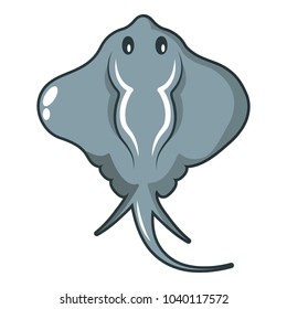 Stingray icon. Cartoon illustration of stingray vector icon for web