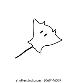 stingray. stingray icon. illustration vector graphic of stingray. 