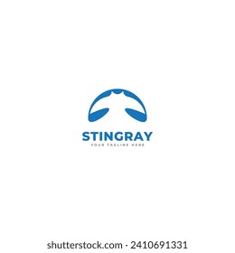 stingray icon logo design vector template.