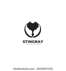 stingray icon logo design vector template.