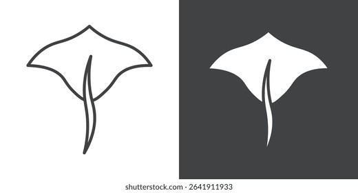 stingray icon symbol illustration logo