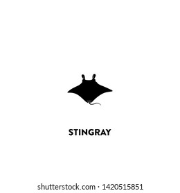 stingray icon vector. stingray sign on white background. stingray icon for web and app