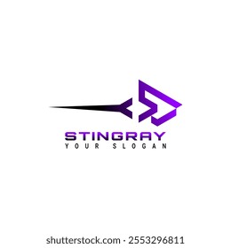 stingray logo concept for your company or etc