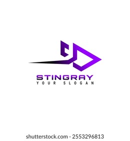 stingray logo concept for your company or etc