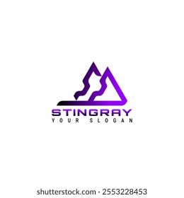 stingray logo design concept for your company or etc