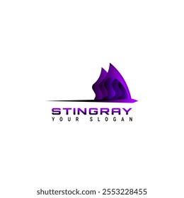 stingray logo design concept for your company or etc