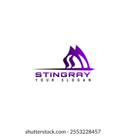 stingray logo design concept for your company or etc