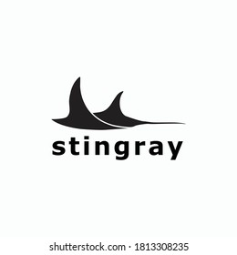 Stingray Logo Design Vector Animal Symbol