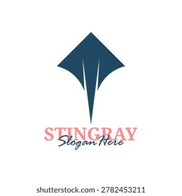 Stingray Logo Design Vector. Creative Stingray Template Illustration. Icon Symbol.