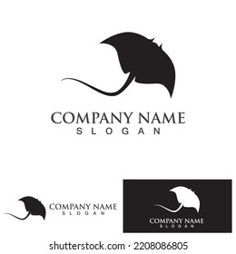 Stingray logo and symbol vector