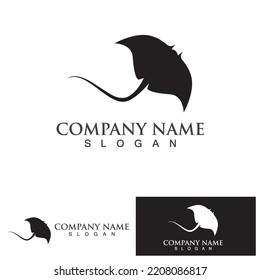 Stingray logo and symbol vector