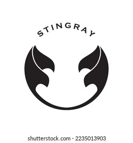 stingray logo and vector with slogan template
