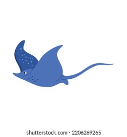 Animal marino de Stingray. imagen vectorial