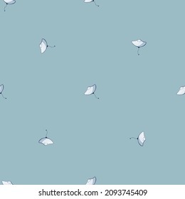 Stingray seamless pattern with scandinavian style. Underwater animals background. Vector illustration for children funny textile prints, fabric, banners, backdrops and wallpapers.