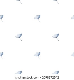 Stingray nahtloses Muster mit skandinavischem Stil. Unterwassertiere, Hintergrund. Vektorgrafik für Kinder lustige Stoffdrucke, Stoff, Banner, Hintergründe und Wallpaper.