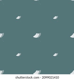 Stingray seamless pattern with scandinavian style. Underwater animals background. Vector illustration for children funny textile prints, fabric, banners, backdrops and wallpapers.