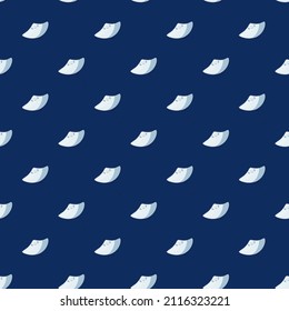 Stingray seamless pattern with scandinavian style. Underwater animals background. Vector illustration for children funny textile prints, fabric, banners, backdrops and wallpapers.