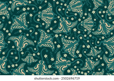 Stingray seamless pattern in vector for ,floor,motif,cover,wrapping,wallpaper,etc