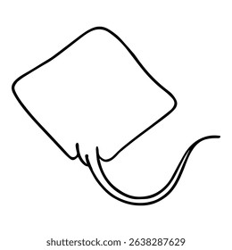 stingray vector realistic line icon on white background
Vector line icon animal, wildlife