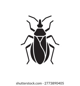 Stink bug icon for pest control and entomology related projects