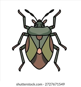 Un diseño de Vector de ilustración de bicho apestoso