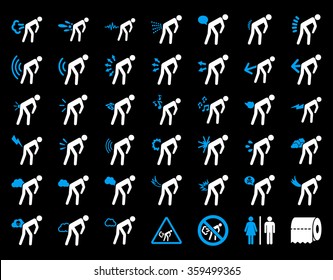 Stink Men Icon Set