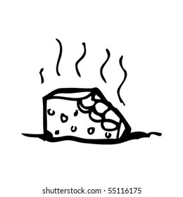 stinky cheese illustration