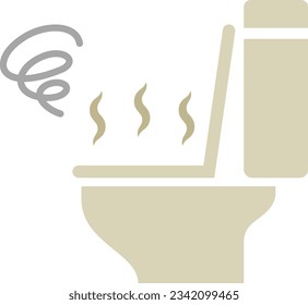 Stinky and Dirty Western Style Toilet