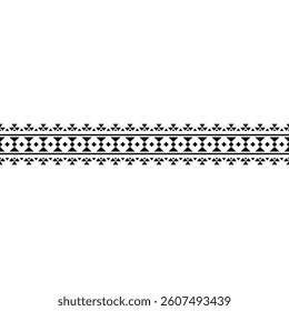 Stipe seamless geometric tribal pattern featuring repeating square shapes. Black and white ethnic design, ideal for wallpapers, fabrics, and modern digital art. EPS 10	