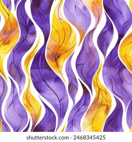 Stipes watercolor wave seamless pattern. Design element for sale banners, posters, labels, and gift wrapping paper.