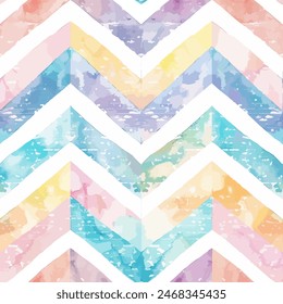 Stipes watercolor wave seamless pattern. Design element for sale banners, posters, labels, and gift wrapping paper.