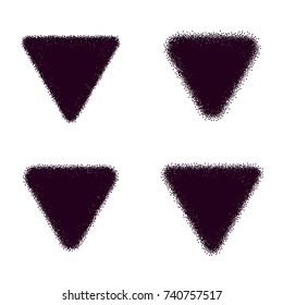 Stipple Abstract Halftone triangle Backgrounds. And also includes EPS 10 vector