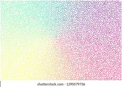 Stipple Background Texture - Colorful dots on white background