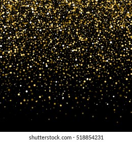 Stipple dots halftone texture. Glitter glow sparkles magical seamless horizontal background. New year and christmas luxury holidays design. Vector illustration.