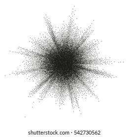 Stipple drawing brush. EPS 10 vector file included