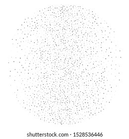 Stipple, great design for any purposes. Grainy dotted texture. Flat design style. Small business. Abstract halftone dotted circle pattern. Doodle style. Polka dot halftone pattern.