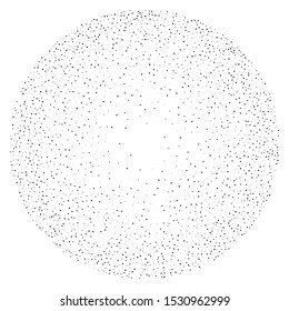 Stipple, Great Design For Any Purposes. Grainy Dotted Texture. Flat Design Style. Small Business. Abstract Halftone Dotted Circle Pattern. Doodle Style. Polka Dot Halftone Pattern.