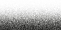 Stipple Pattern, Dotted Geometric Background. Stippling, Dotwork Drawing, Shading Using Dots. Pixel Disintegration, Random Halftone Effect. White Noise Grainy Texture. Vector Illustration
