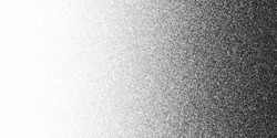 Stipple Pattern, Dotted Geometric Background. Stippling, Dotwork Drawing, Shading Using Dots. Pixel Disintegration, Random Halftone Effect. White Noise Grainy Texture. Vector Illustration